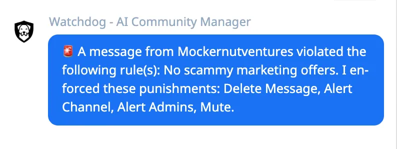 Assign punishments to rules