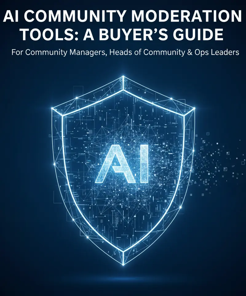 A buyer's guide for AI community moderation tools.